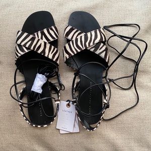 Zara Sandals, Size USA: 8 EU: 39